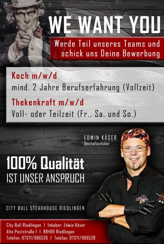 Wir suchen Dich!